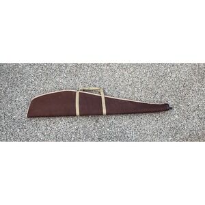 Allen Brown Canvas Padded Rifle Case 46 Inch Soft Gun Bag Made in USA